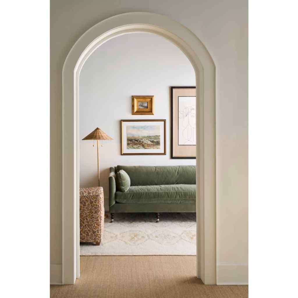 90?¡À Madeline Sofa - Antiqued Moss Velvet