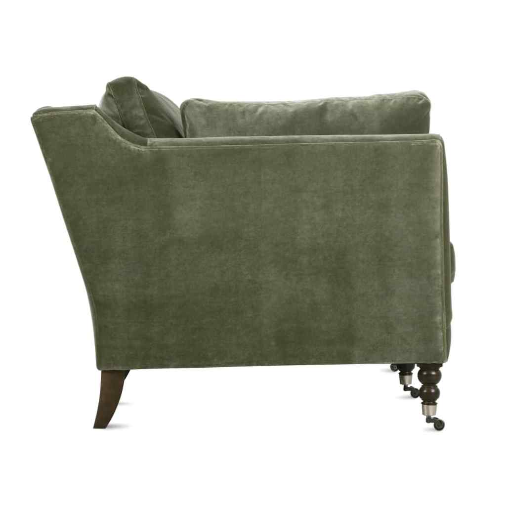 90?¡À Madeline Sofa - Antiqued Moss Velvet