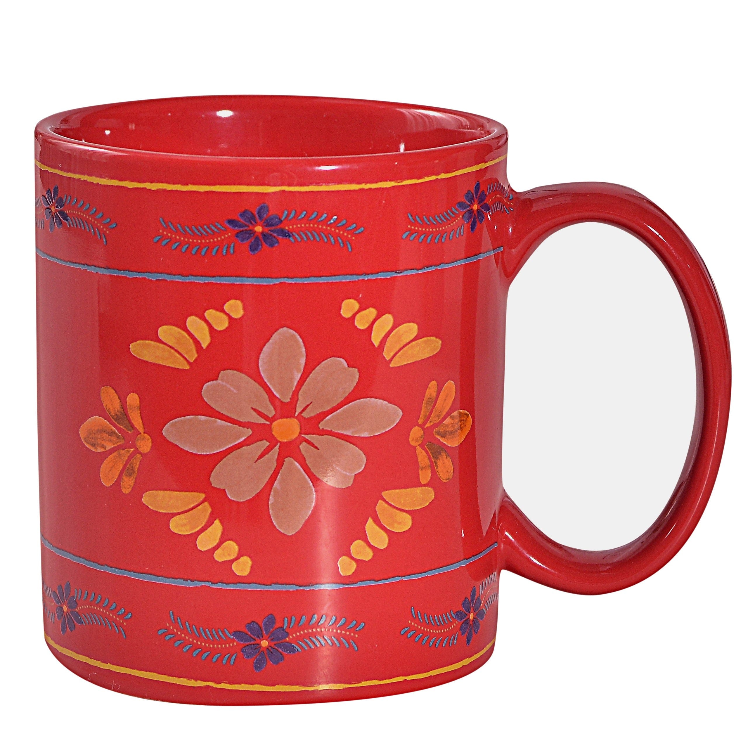 Bonita Mugs 4 Pc Red