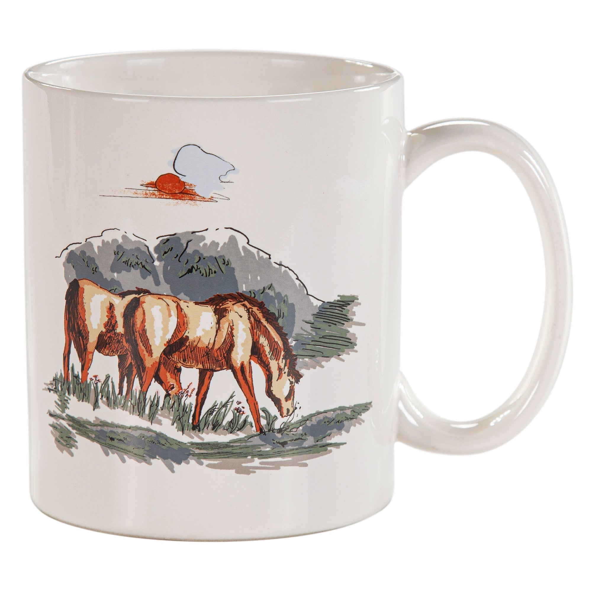 Ranch Life Remuda Mugs Set Of 4