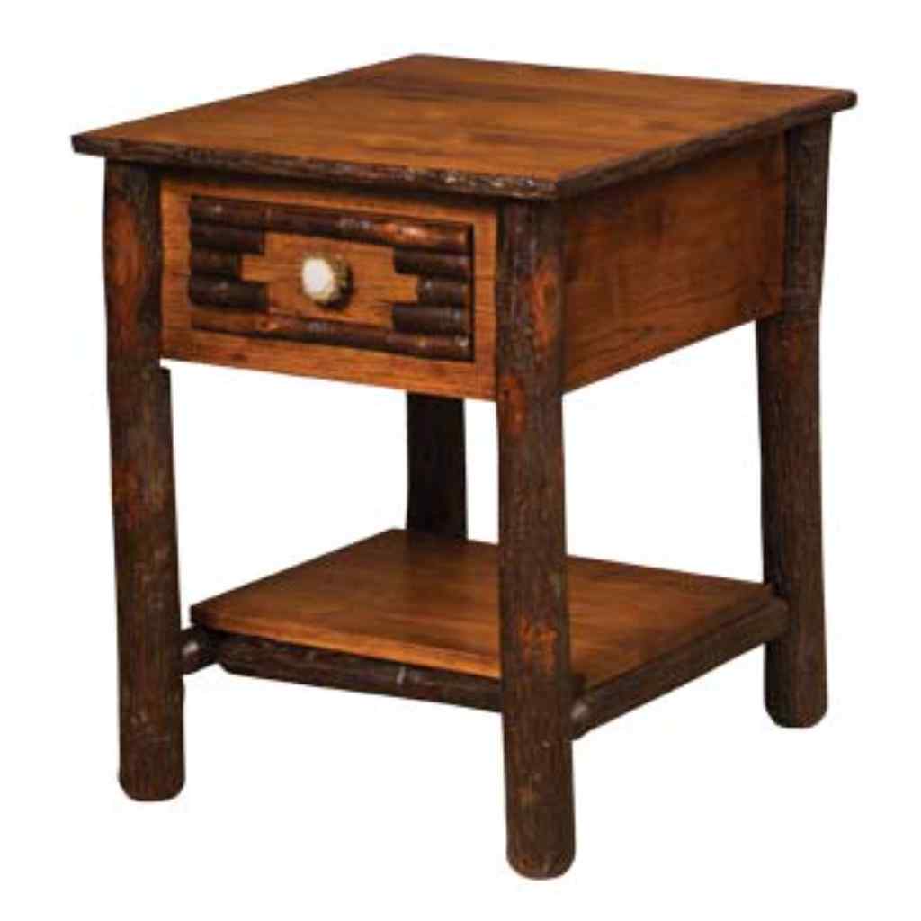 Wildwood End Table with Solid Bottom Shelf