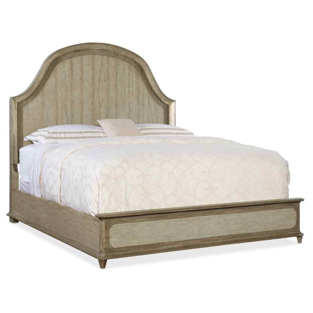Alfresco Lauro King Panel Bed with Metal