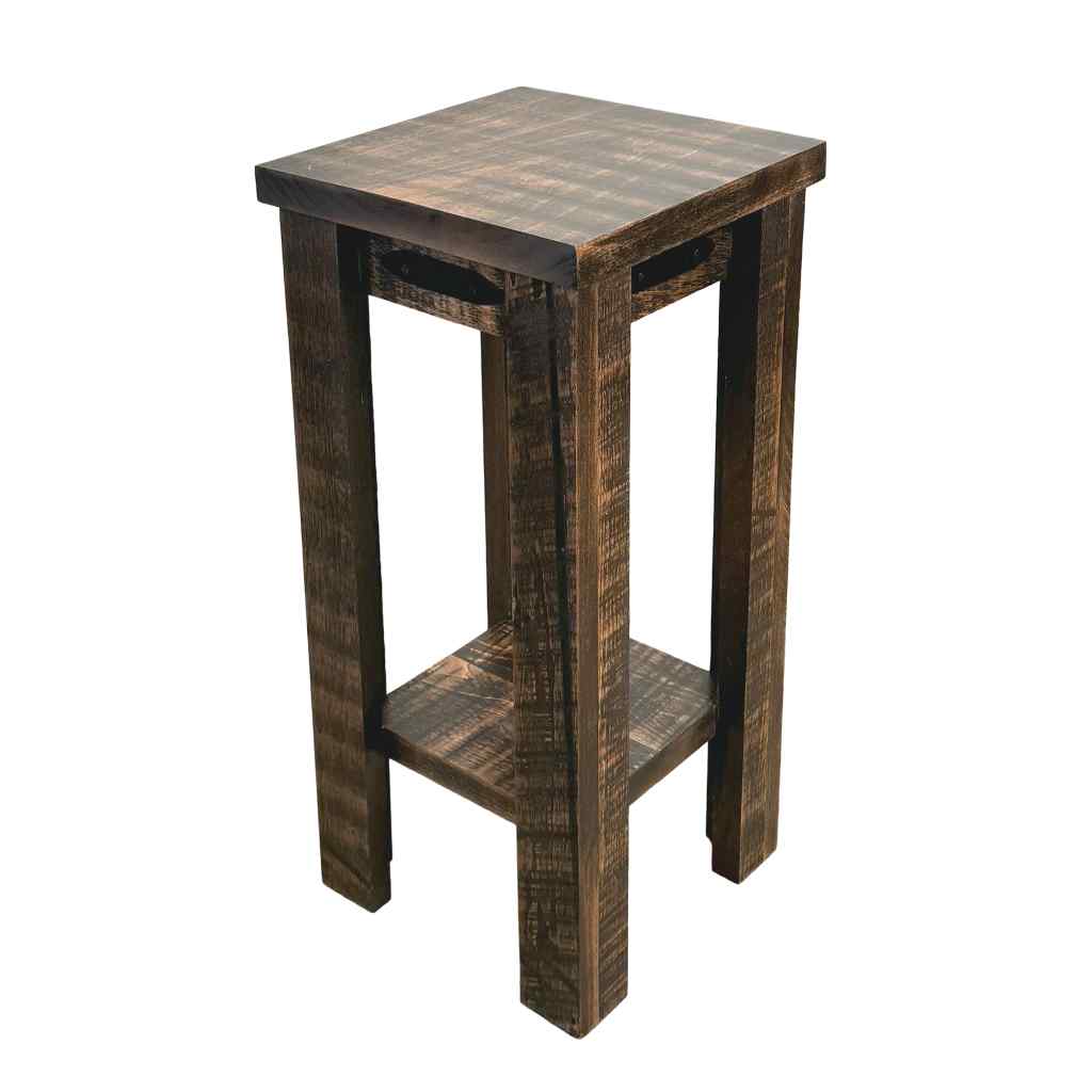 All Rough Sawn Drink Table