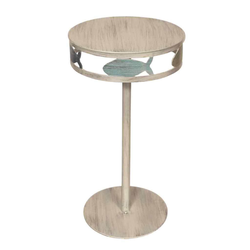 Bright Stripe Iron Fish Band Drink Table