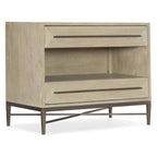 Cascade Two-Drawer Nightstand