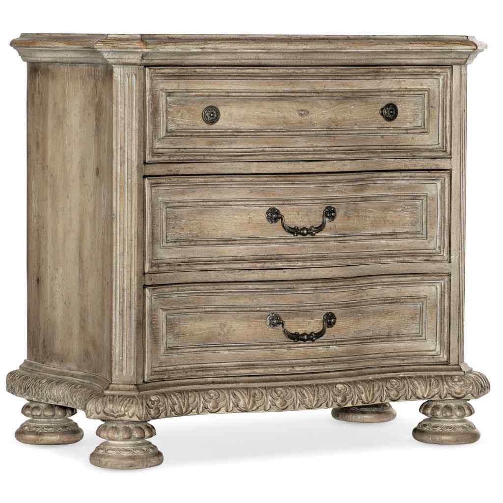 Castella Three Drawer Nightstand