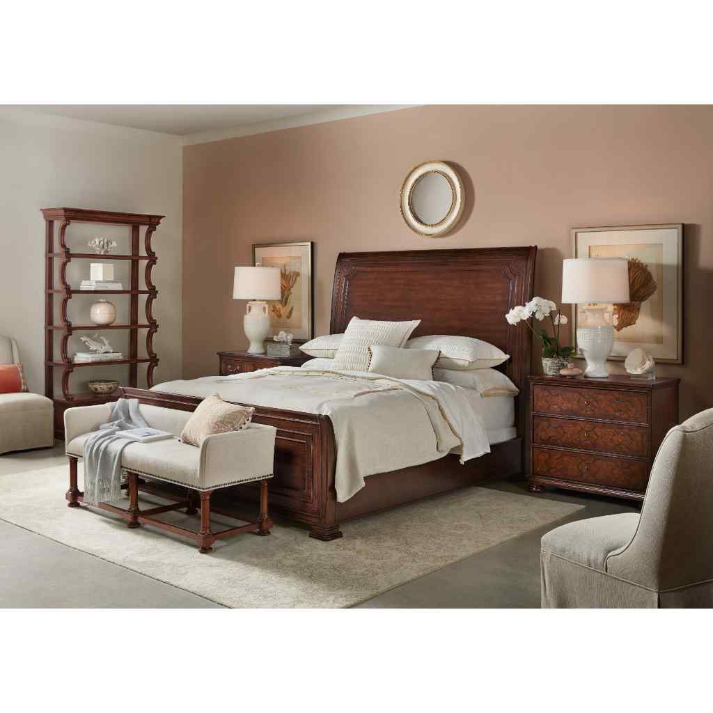 Charleston Queen Sleigh Bed
