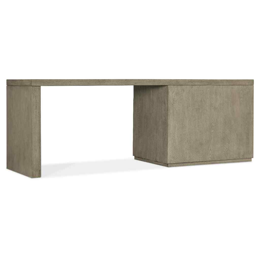 Linville Falls 84in Desk with Open Desk Cabinet