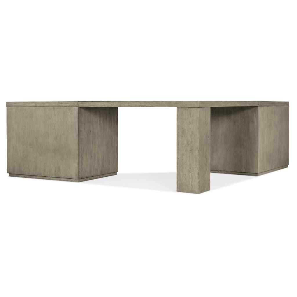 Linville Falls Corner Desk with Two Open Desk Cabinets