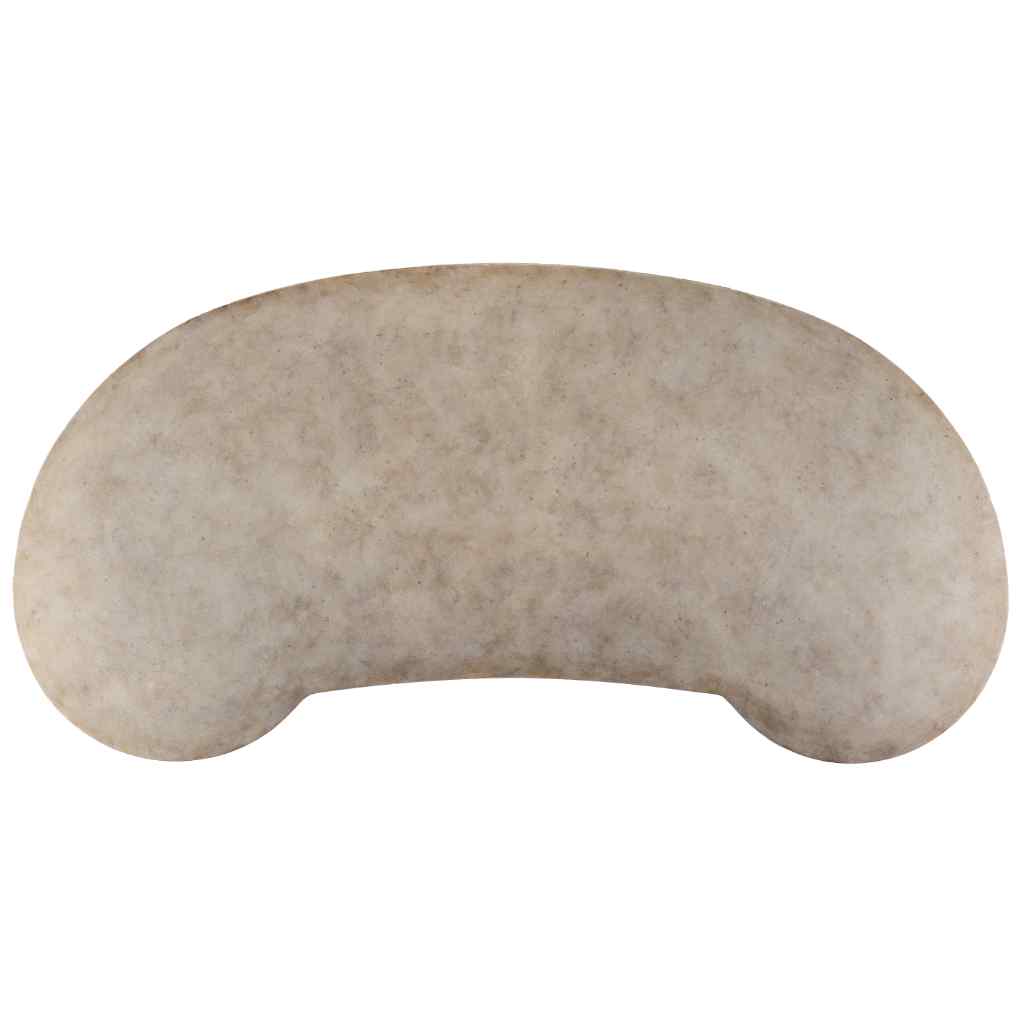 Melange Fluted Kidney Desk