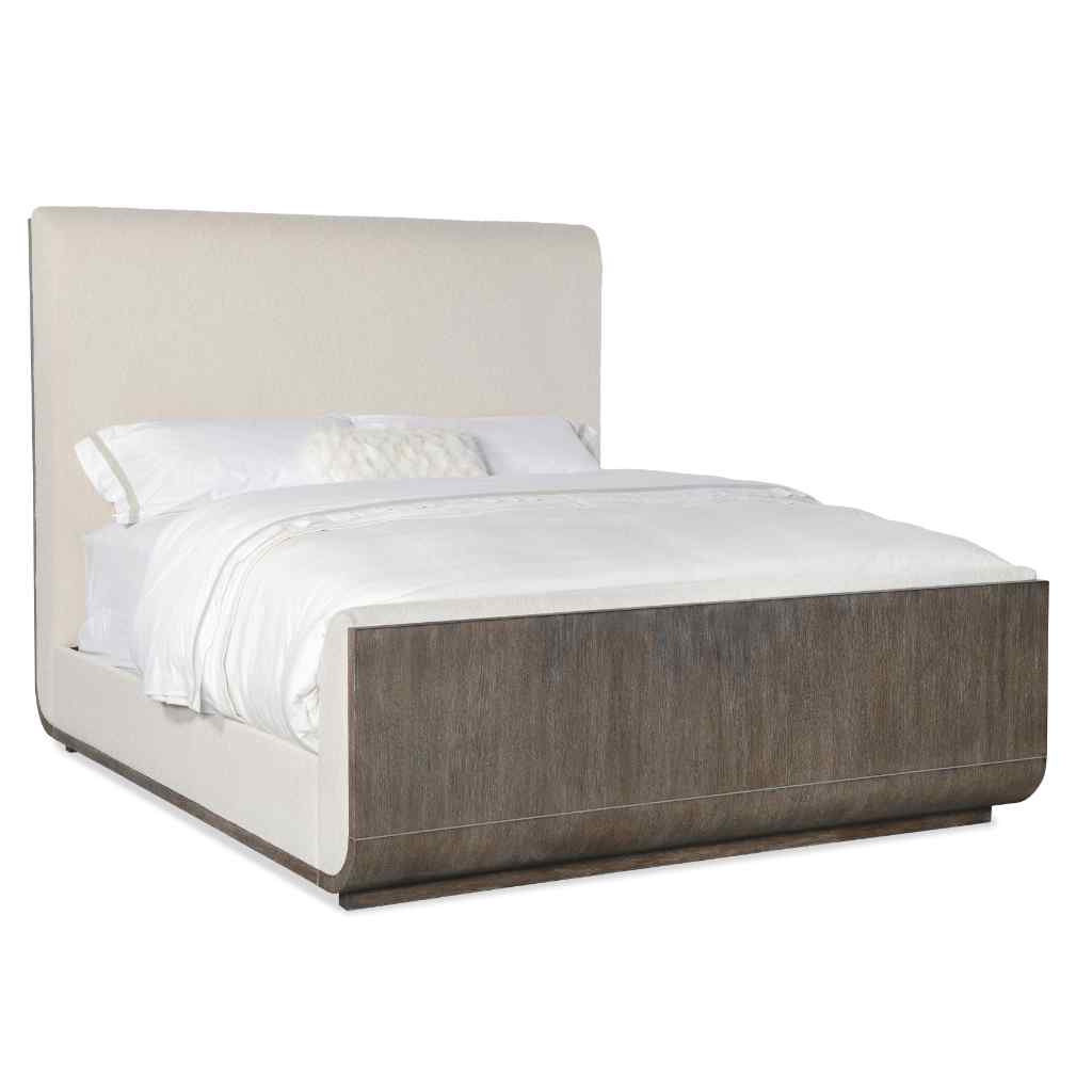 Modern Mood King Upholstered Panel Bed - II