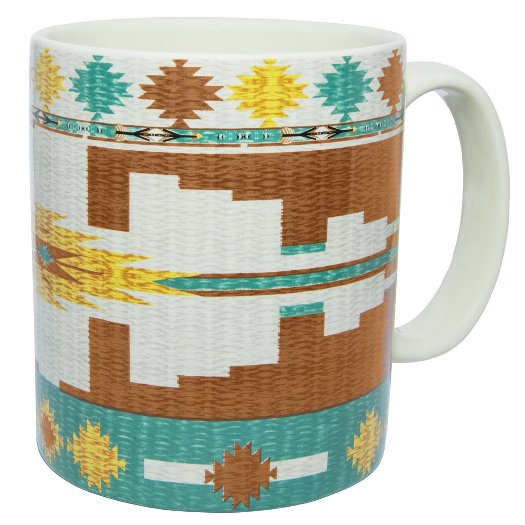 Pueblo Aztec Southwestern 4 Pc Coffee Mug Set