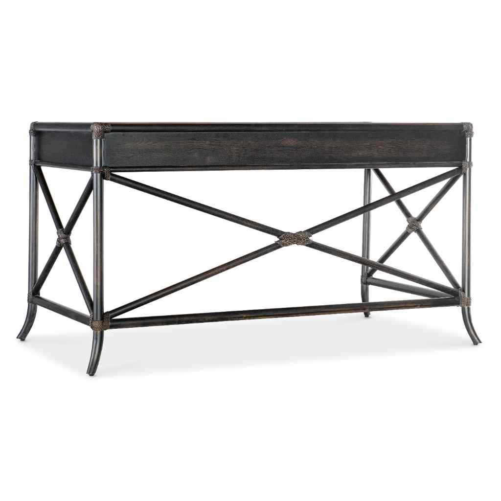 Retreat Pole Rattan Writing Desk - II