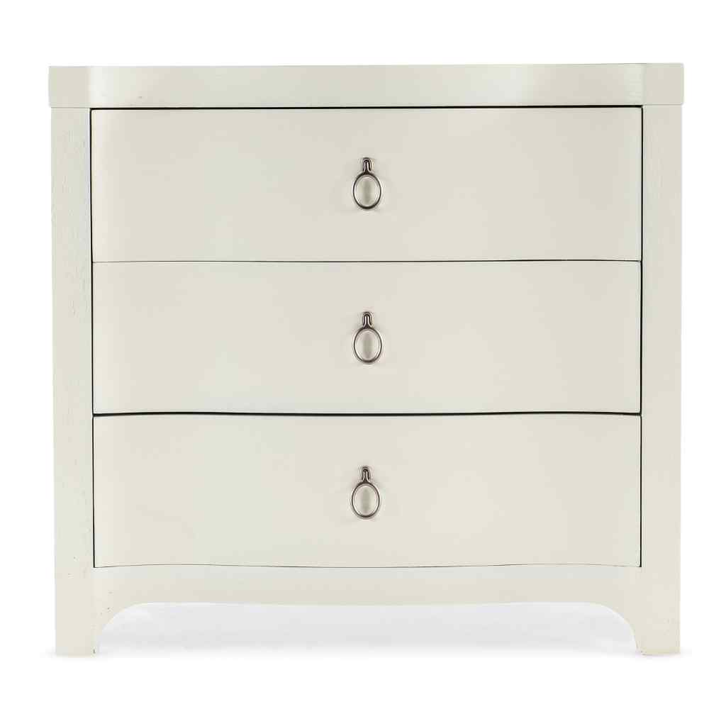 Serenity Antigua Three Drawer Nightstand