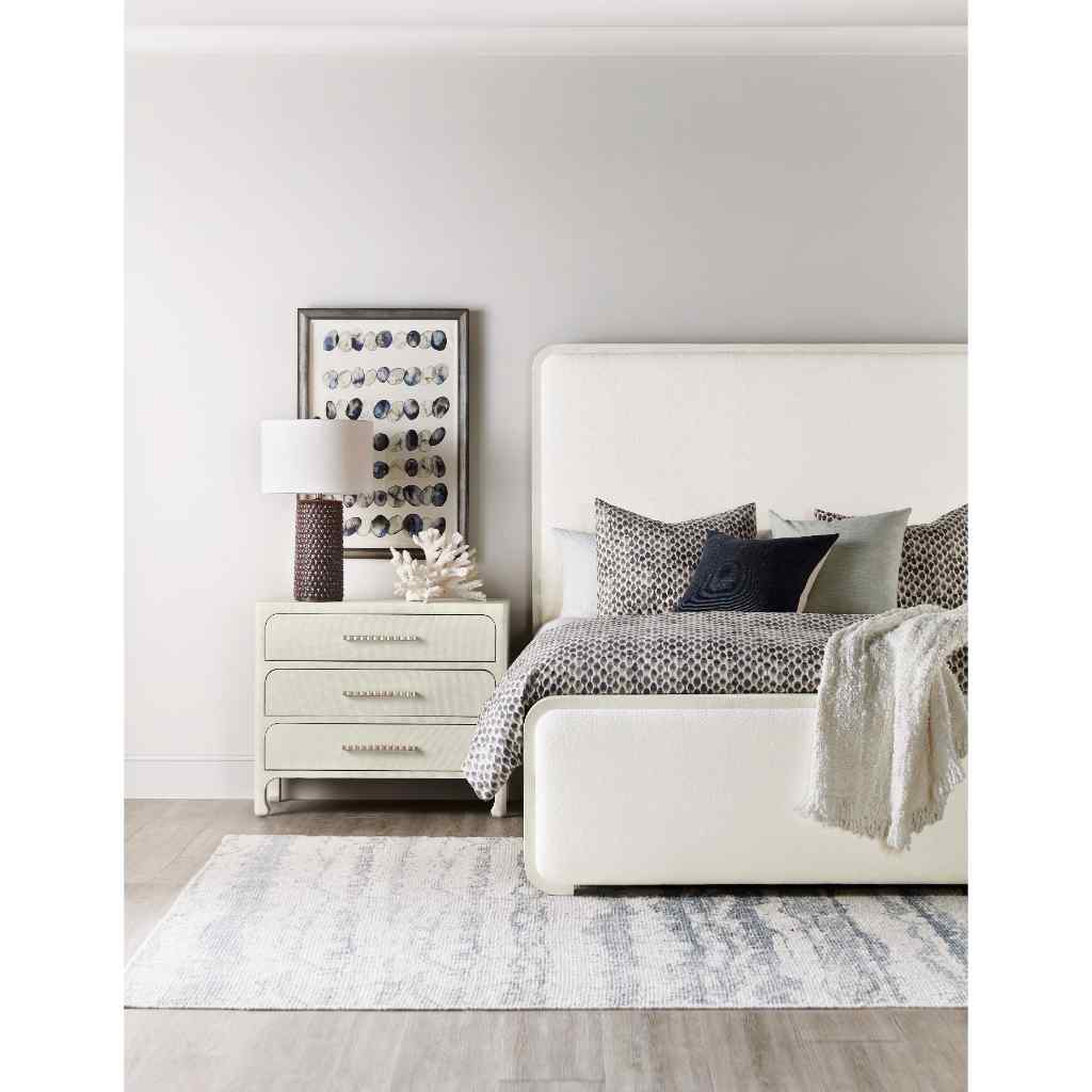 Serenity Ashore Queen Upholstered Panel Bed